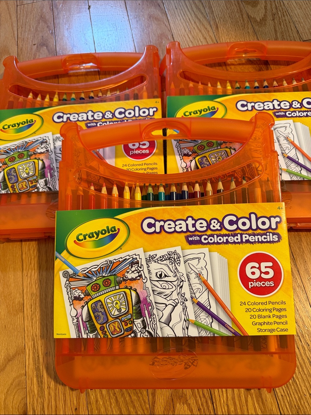 3 Crayola Create & Color Art Cases